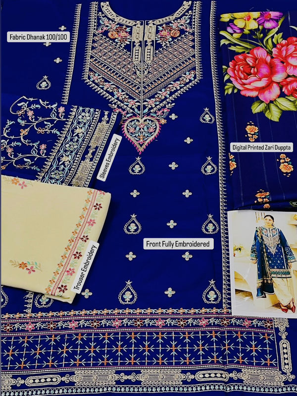 Zara ShahJhan 3pc Dhanak