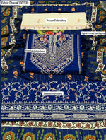 Zara ShahJhan 3pc Dhanak