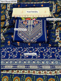 Zara ShahJhan 3pc Dhanak