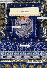 Zara ShahJhan 3pc Dhanak